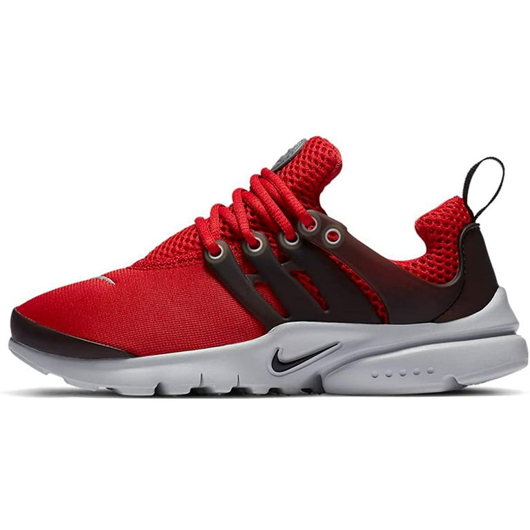 Nike Boys Presto PS PRE School Shoe Boys 844766 600 Size 3 Little Kid University Red Black black cool Grey