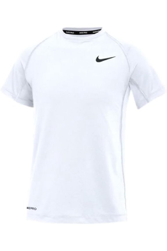 Boys Pro Short Sleeve Tee (US, Alpha, X-Large, Regular, White)