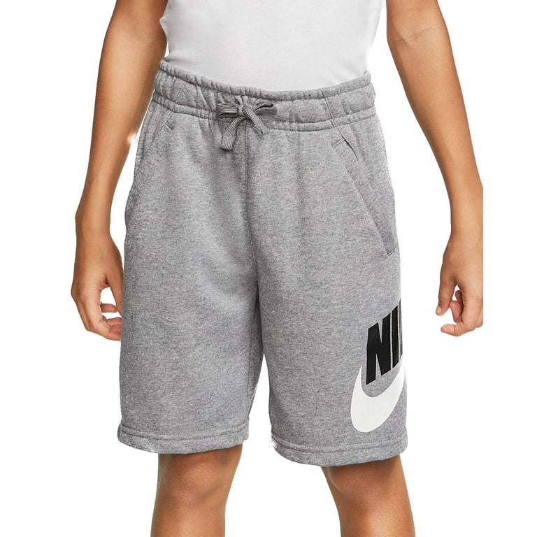 Nike Boys + Ck0509-091 Wear Sports Short Ft Club Hbr
