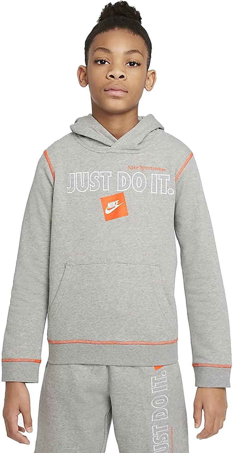 NIKE JDI Just Do It Club Orange Pullover Hoodie Men's Size 2XL