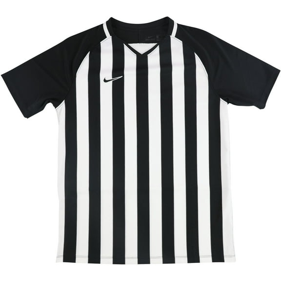 Nike Boys Striped Division III Jersey, Black, Big Kids (8-20), M