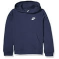 thumbnail image 1 of Nike Boy's NSW Pull Over Hoodie Club, Midnight Navy/White, Medium, 1 of 3