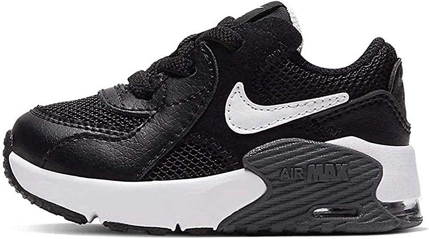 Nike Boys' Toddler Air Max Excee Casual Shoes (Black/White/Dark Grey, Numeric_4) - image 1 of 7