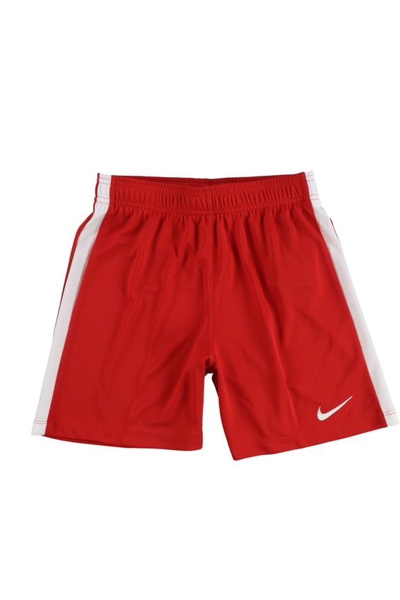 Boys Two Tone Unisex Soccer Athletic Walking Shorts, Red, Big Kids (8-20), S