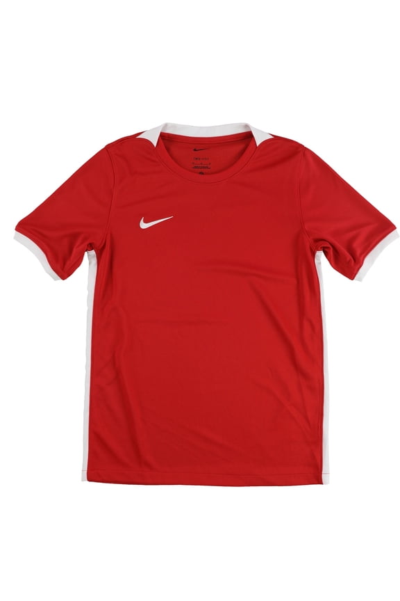 Boys Unisex Soccer Basic T-Shirt, Red, Big Kids (8-20), S