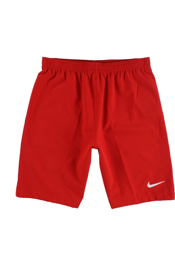 Boys Venom III Unisex Athletic Workout Shorts, Red, Big Kids (8-20), L