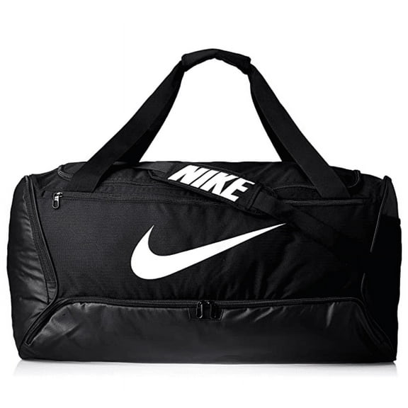Nike Brasilia 9.0 Duffel Bag, BA5966-010 Black/White, Large