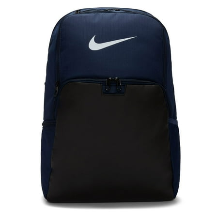 Nike Brasilia 9.5 Adult Unisex Training Backpack (Extra Large, 30L) (XL, Midnight Navy/Black/White)