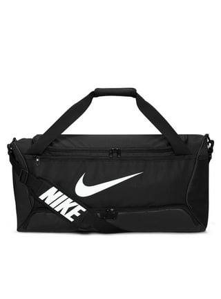 NIKE Brasilia Small Duffel - 9.0, Black/Black/White, Misc 