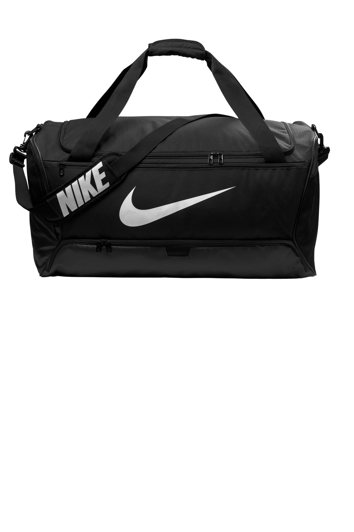 nike black duffle bag