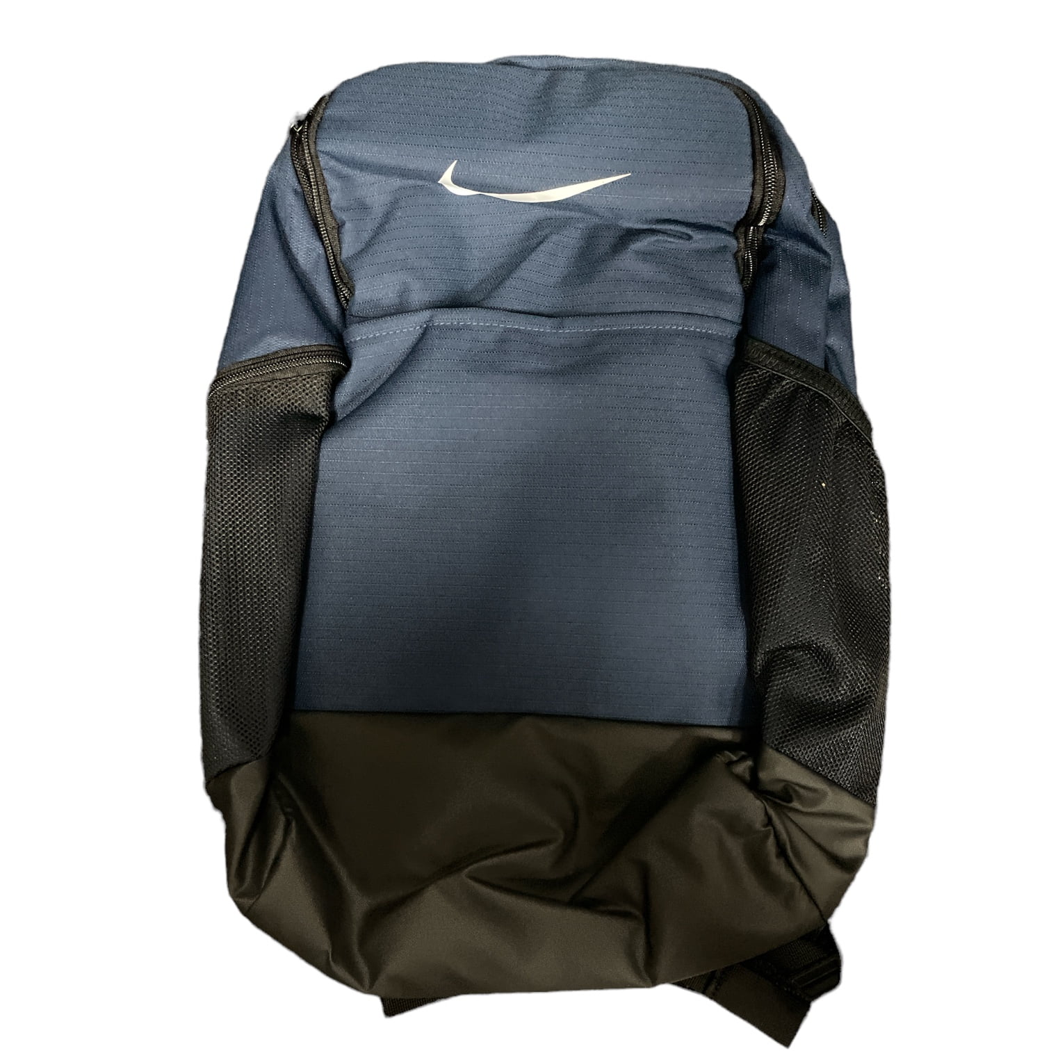 Nike Brasilia Medium Training Backpack, Water Resistant, Midnight Navy 