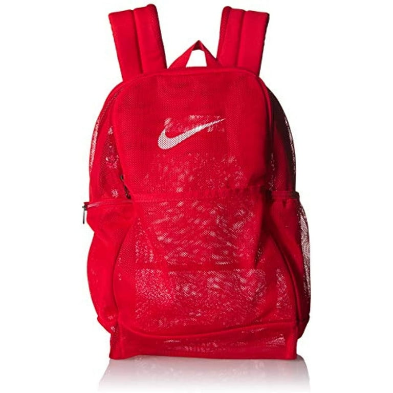 Nike Unisex Adult Brasilia Mesh 9.0 Backpack with Laptop Pocket University Red Walmart