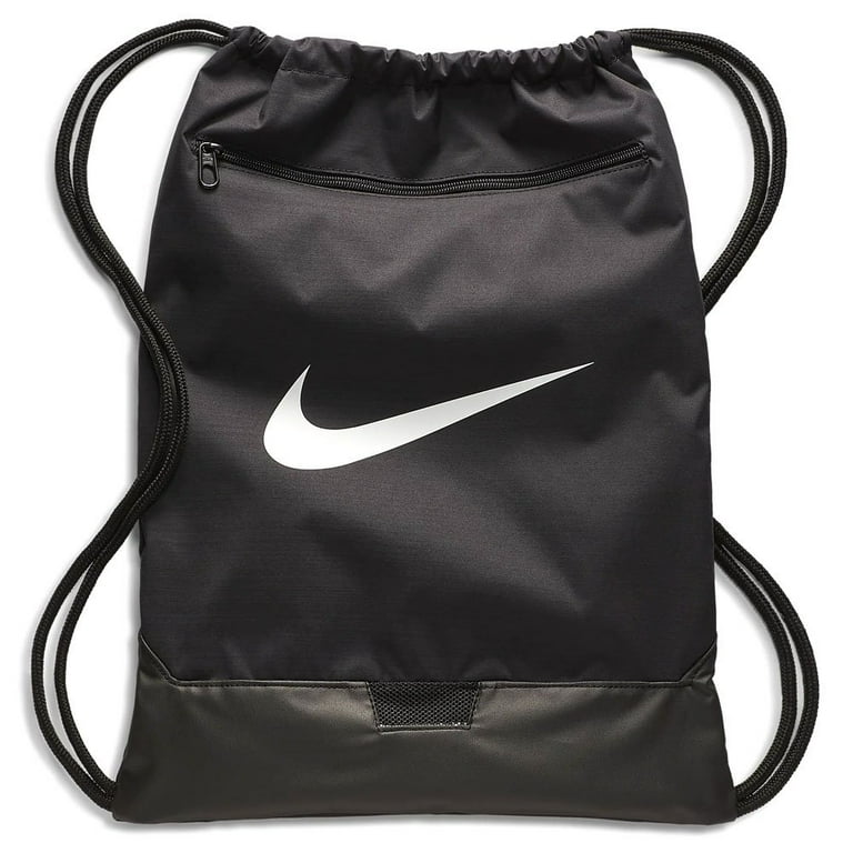 Nike Brasilia Training Gymsack, Drawstring Backpack, Zipper Pocket