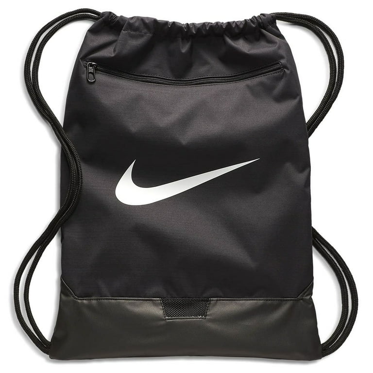 Nike Brasilia Training Gymsack, Drawstring Backpack with Zipper