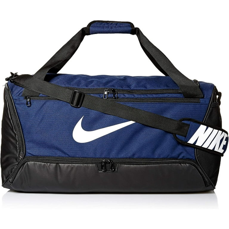 Nike Brasilia Training Medium Duffle Bag, BA5955 Midnight Navy/Black/White  