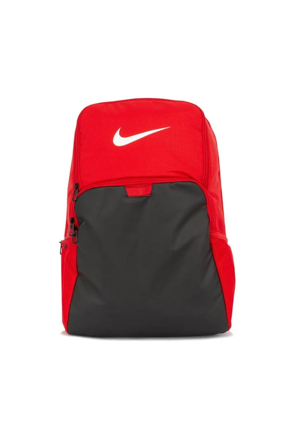 Brasilia Unisex Extra Large Polyester Backpack with Ventilated Pocket, Red