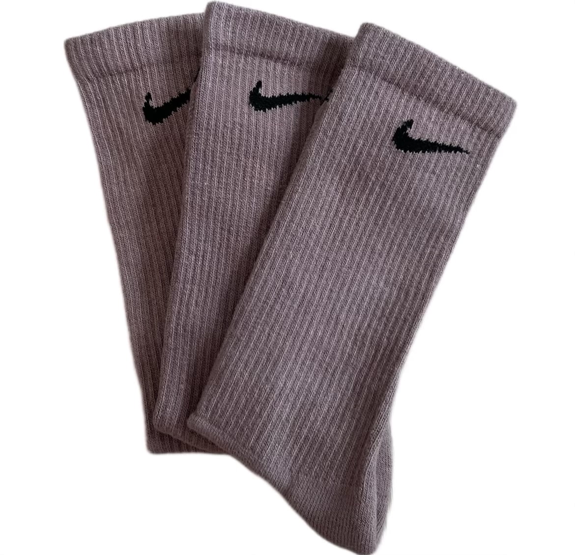 nike crew socks brown