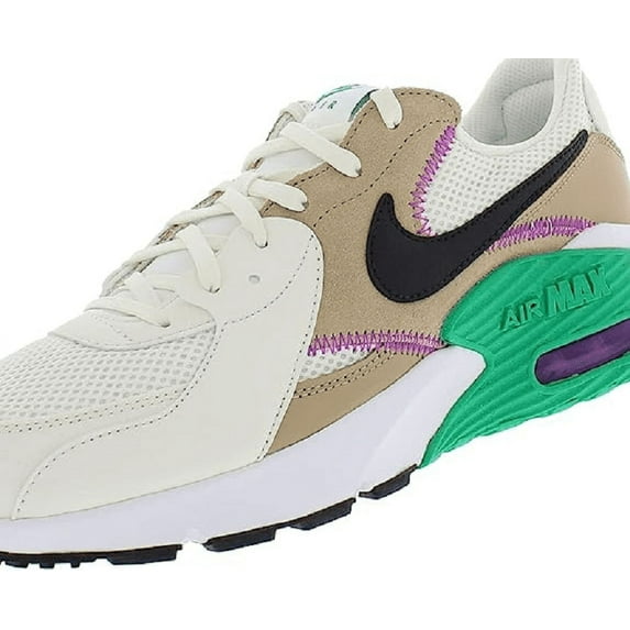 Nike CD4165-117 Men's Air Max Excee Sneaker, Sail Black Hemp Stadium Green, 13