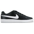 thumbnail image 1 of Nike COURT ROYAL MensBlack White Leather Athletic Trainers Shoes, 1 of 4
