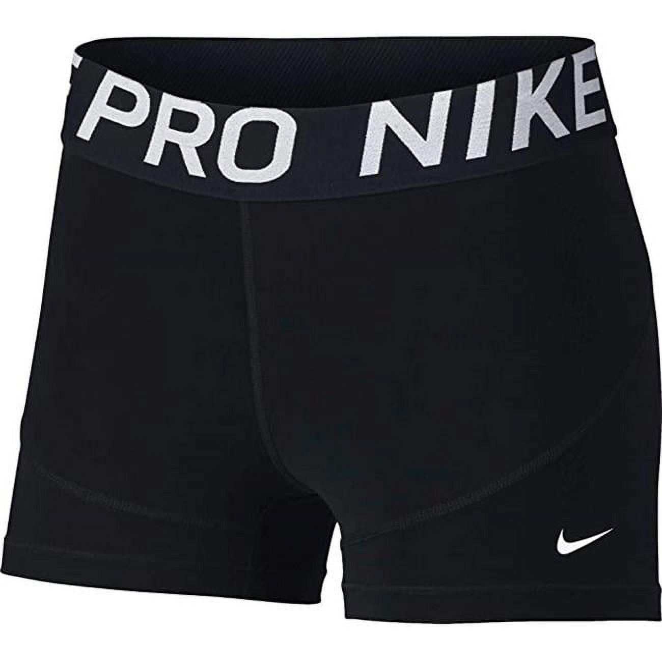 Nike CZ6493-010-M Nike PRO Womens Shorts Black SIZE MEDIUM 3' INSEAM TIGHT FIT SPANDEX