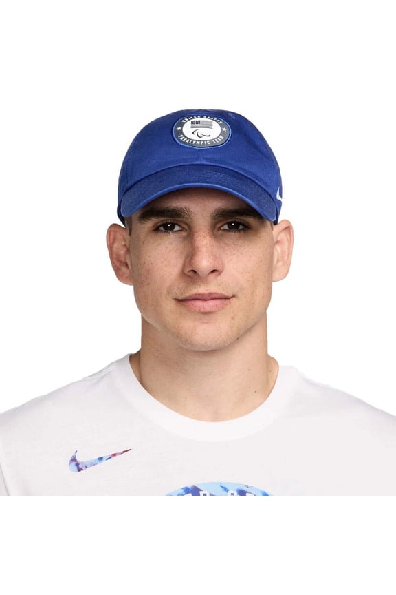 Cap Men L/XL Blue United States Paralympic Team Adjustable Strapback SRT475