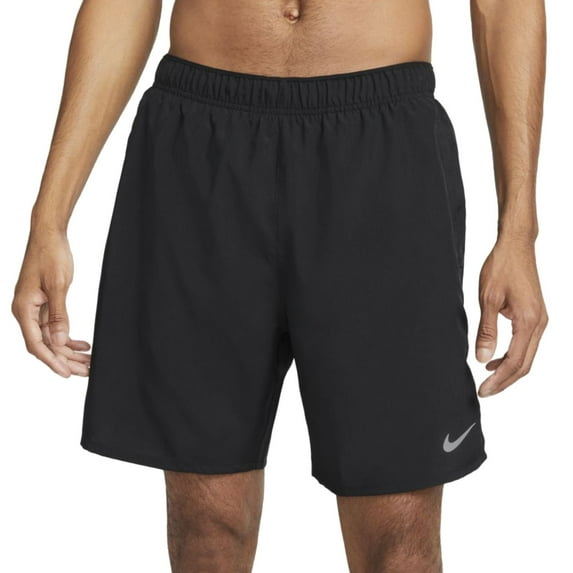 Men's Nike Dri-FIT Challenger 7" 2-in-1 Running Shorts Color: Black Reflectiv Silver Size: L