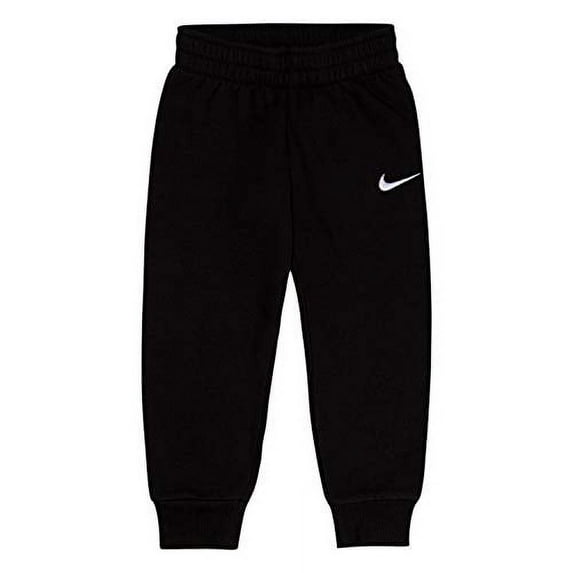 Nike Children's Apparel Boys' Little Fleece Jogger Pants, Black, 7