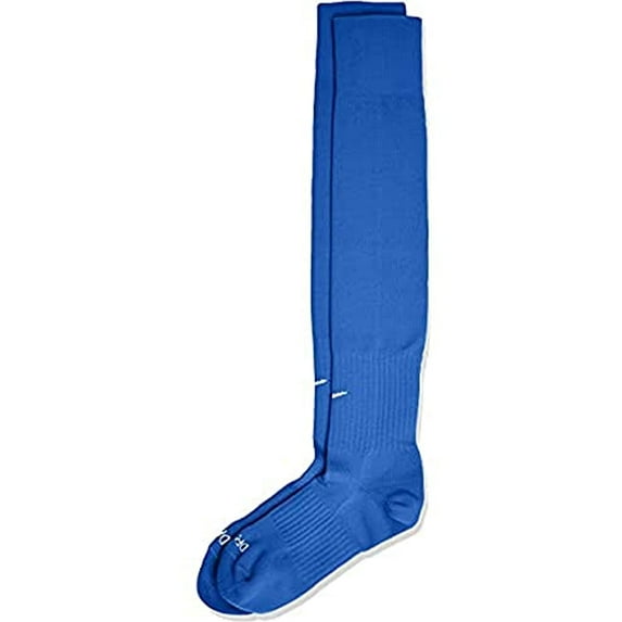 Nike Classic II Cushion Over-The-Calf Soccer Football Sock (Royal Blue/White, XL)