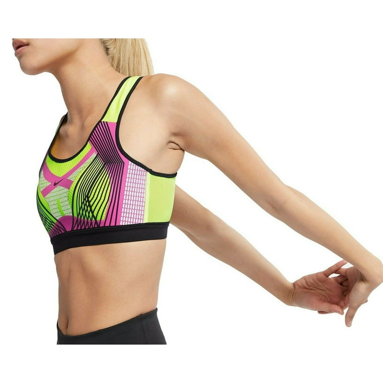 Nike Classic Tech Pack Women's Medium Support Sports Bra Size XS 