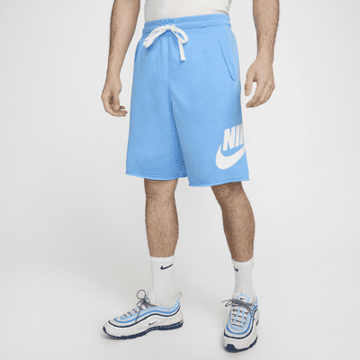 Nike Club Alumni Men's French Terry Shorts Color: University Blue