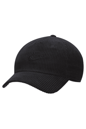 Club Cap Unstructured Corduroy Cap Color: Black/Black Size: M/L