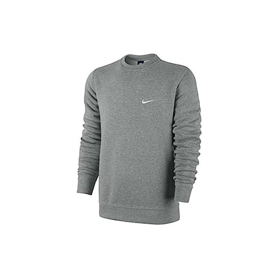 Nike Club Fleece Crew Men's Sweatshirt Crewneck, Heather/Grey, M Regular US