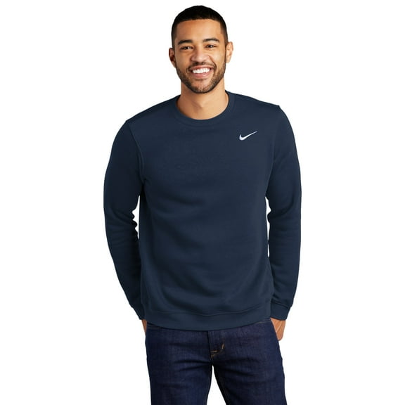 Nike Club Fleece Crew Men's Sweatshirt Crewneck Navy, XX-Large