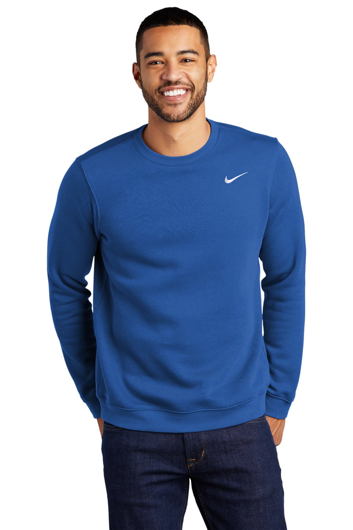 royal blue nike crewneck
