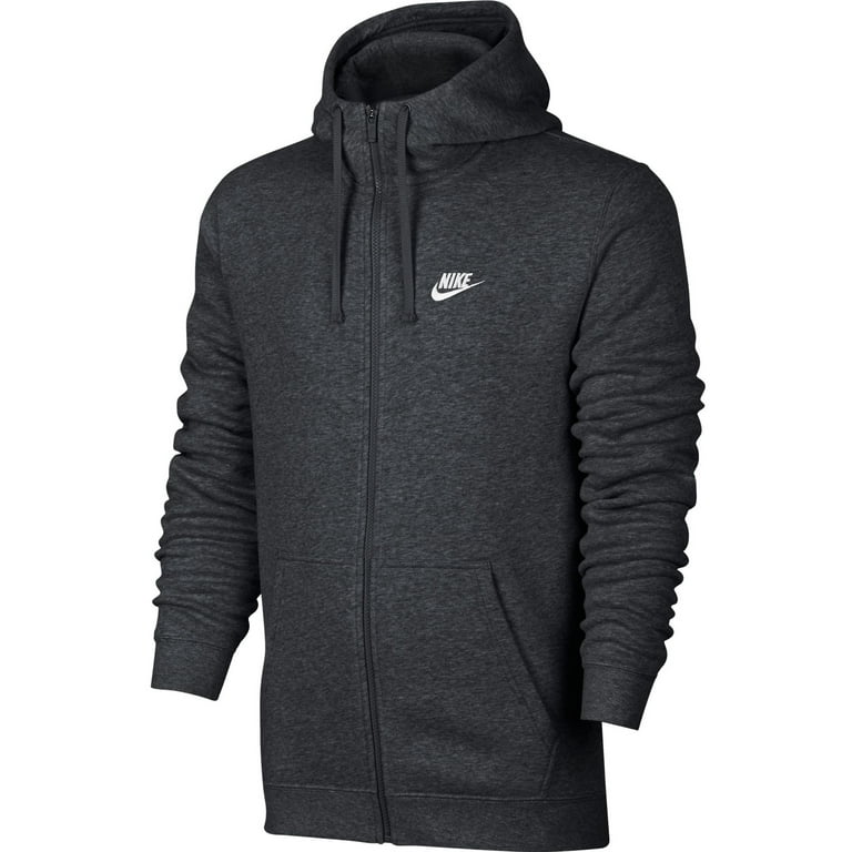 Nike hoodie charcoal grey sale