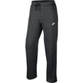 thumbnail image 1 of Nike Club Fleece Open Hem Men's Sweatpants Dark Grey/White 804395-071, 1 of 2