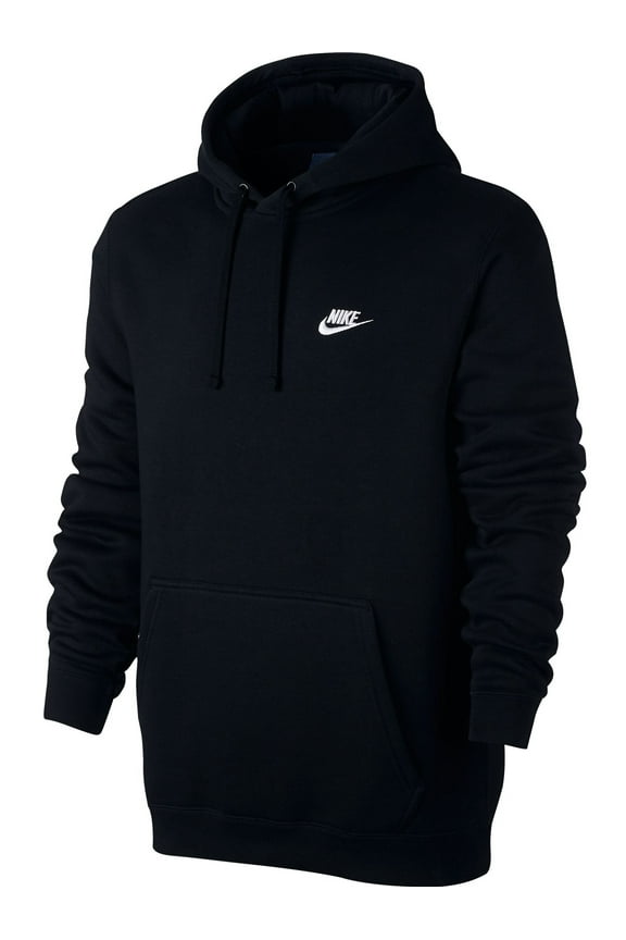 Club Fleece Pullover Longsleeve Men's Hoodie Black/White 804346-010