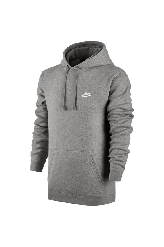 Club Fleece Pullover Longsleeve Men's Hoodie Grey/White 804346-063