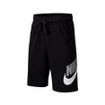 thumbnail image 1 of Nike Club Fleece Sportswear Boys Active Shorts Size S, Color: Black/White, 1 of 5