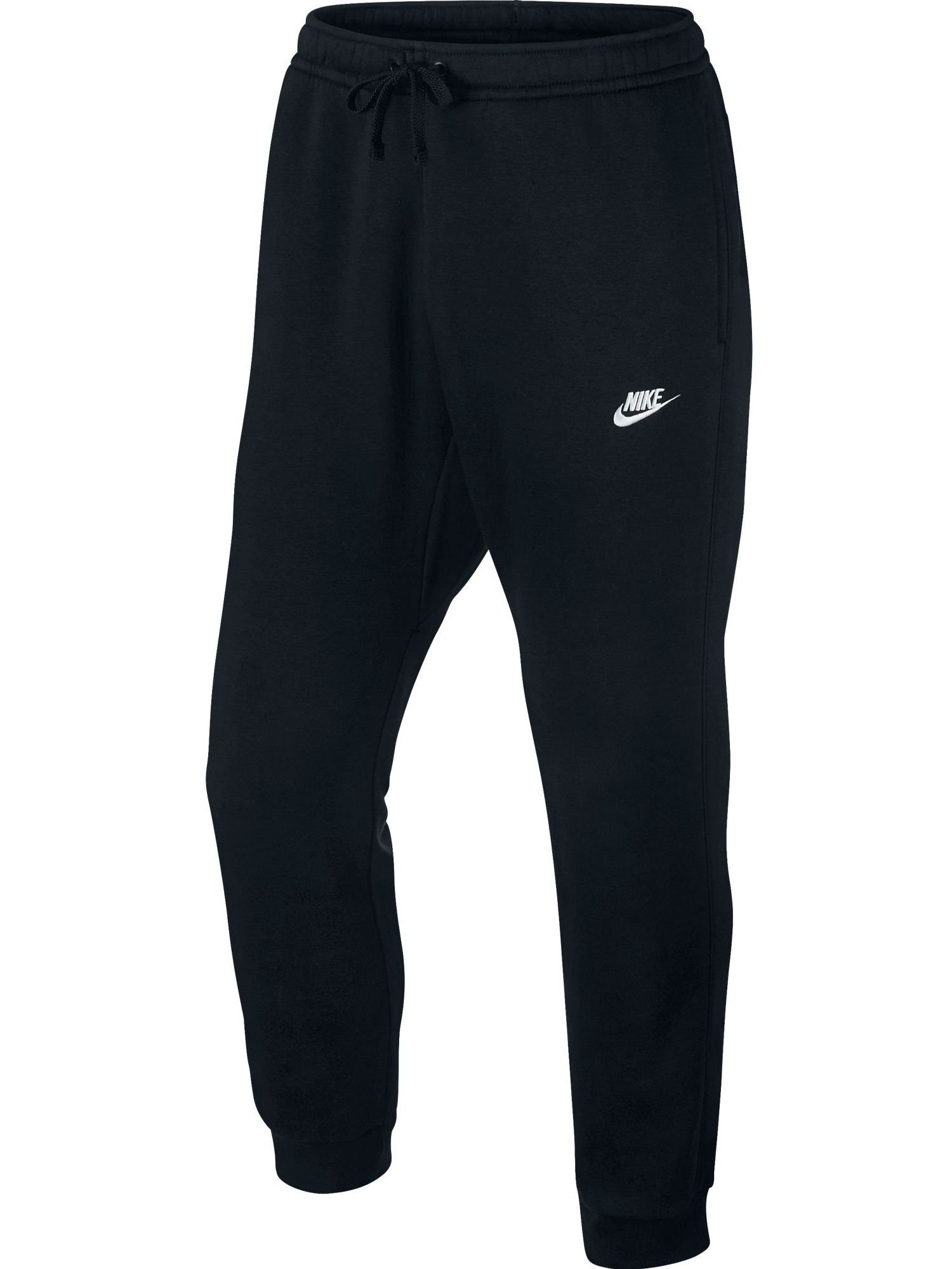 Nike Club Fleece Men's Jogger Pants Black White photo 1