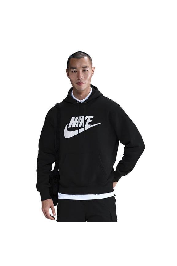 Club Men's Fleece Pullover Hoodie Color: Black Size: L
