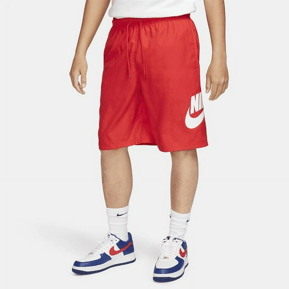 Nike Club Men's Woven Shorts Color: University Red/White Size: XS