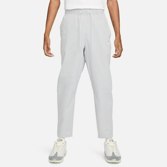 Nike Club Men's Woven Tapered Leg Pants Color: Light Smoke Grey/White Size: XL