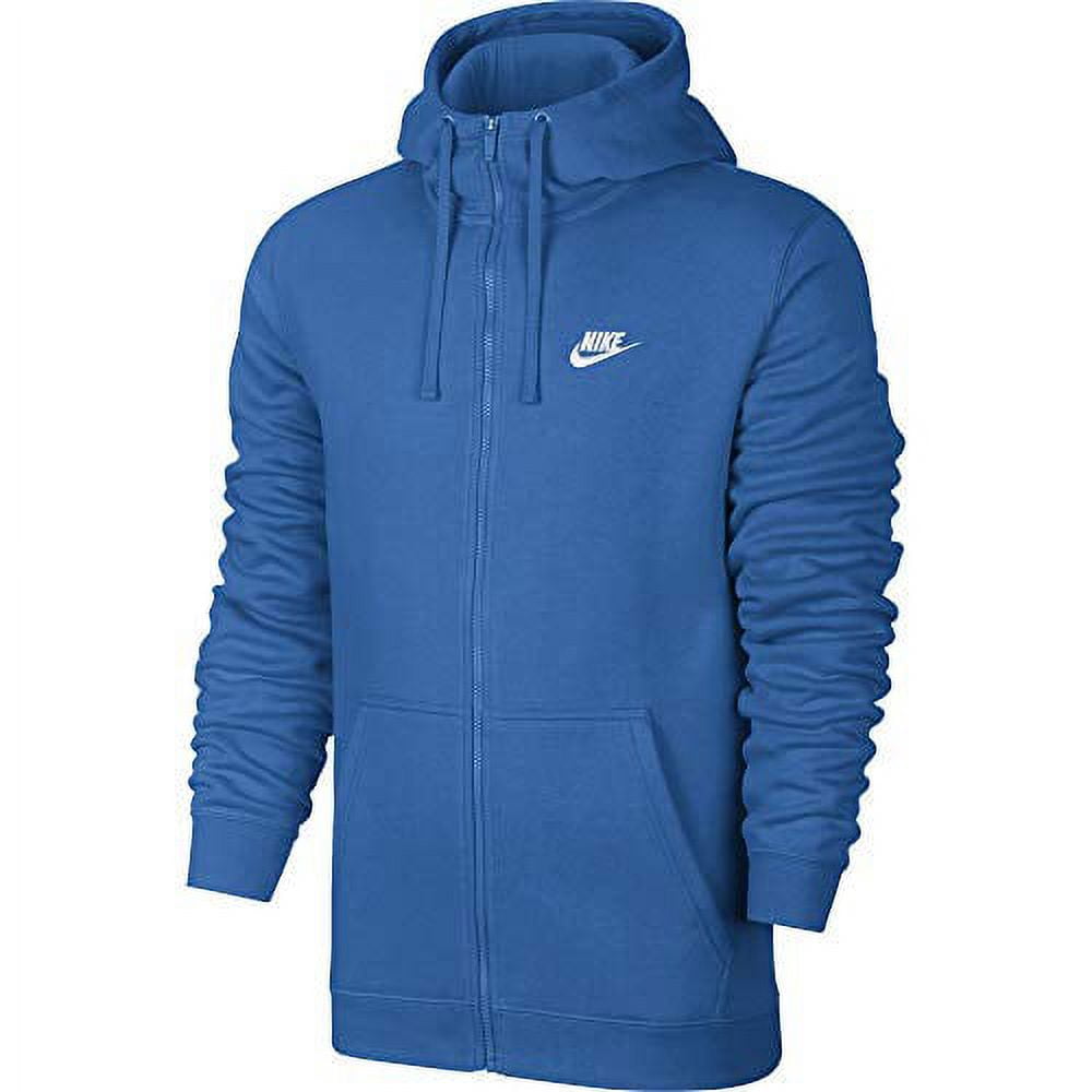 Nike Mens Sportswear Club Fleece Full Zip Hoodie Walmart