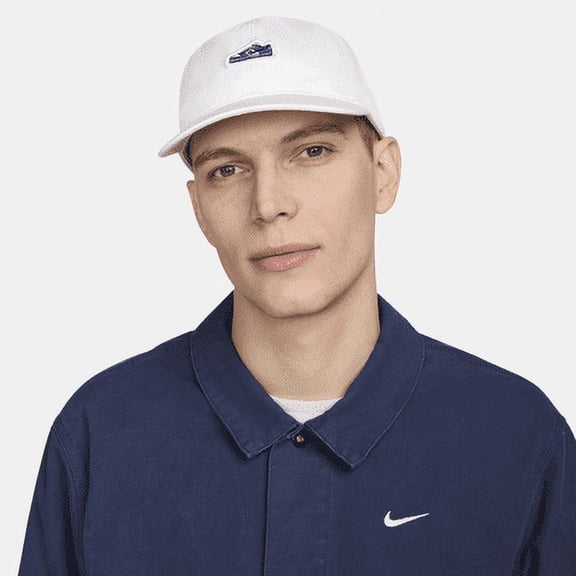 Nike Club Unstructured Dunk Patch Cap Color: White Size: M/L
