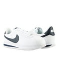 thumbnail image 1 of Nike Cortez Basic Leather Men's Shoes White/Obsidian Blue 819719-141, 1 of 6