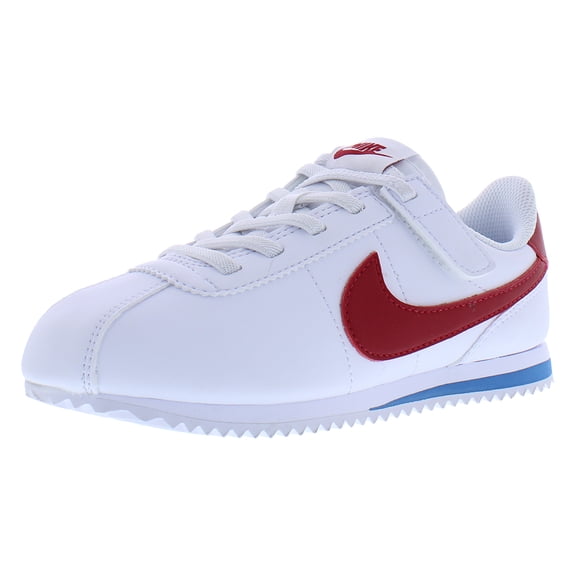 Nike Cortez Easyon Leather PS Boys Shoes Size 11, Color: White/Varsity Red/Varsity Blue