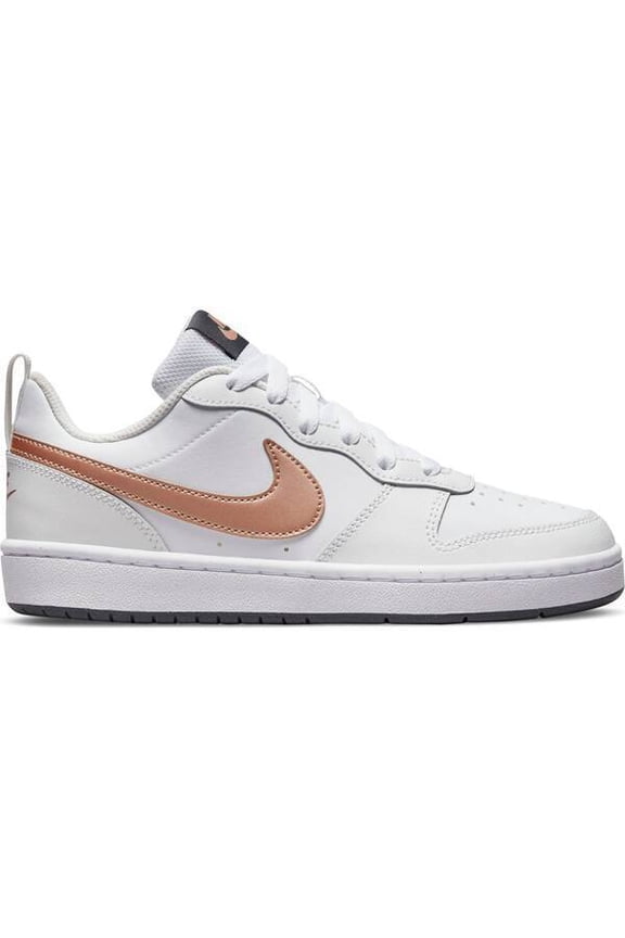 Court Borough Low 2 BQ5448-116 Youth Kid's White Basketball Shoes HS1855 (5.5)