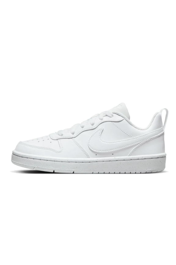 Court Borough Low Recraft Boys DV5456-106 (White/White-White), Size 6.5