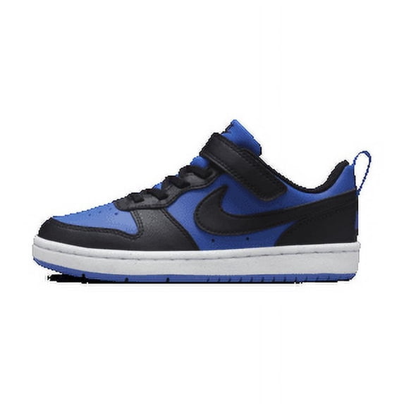 Nike Court Borough Low Recraft Little Kids' Shoes Color: Game Royal/White/Black Size: 2.5Y